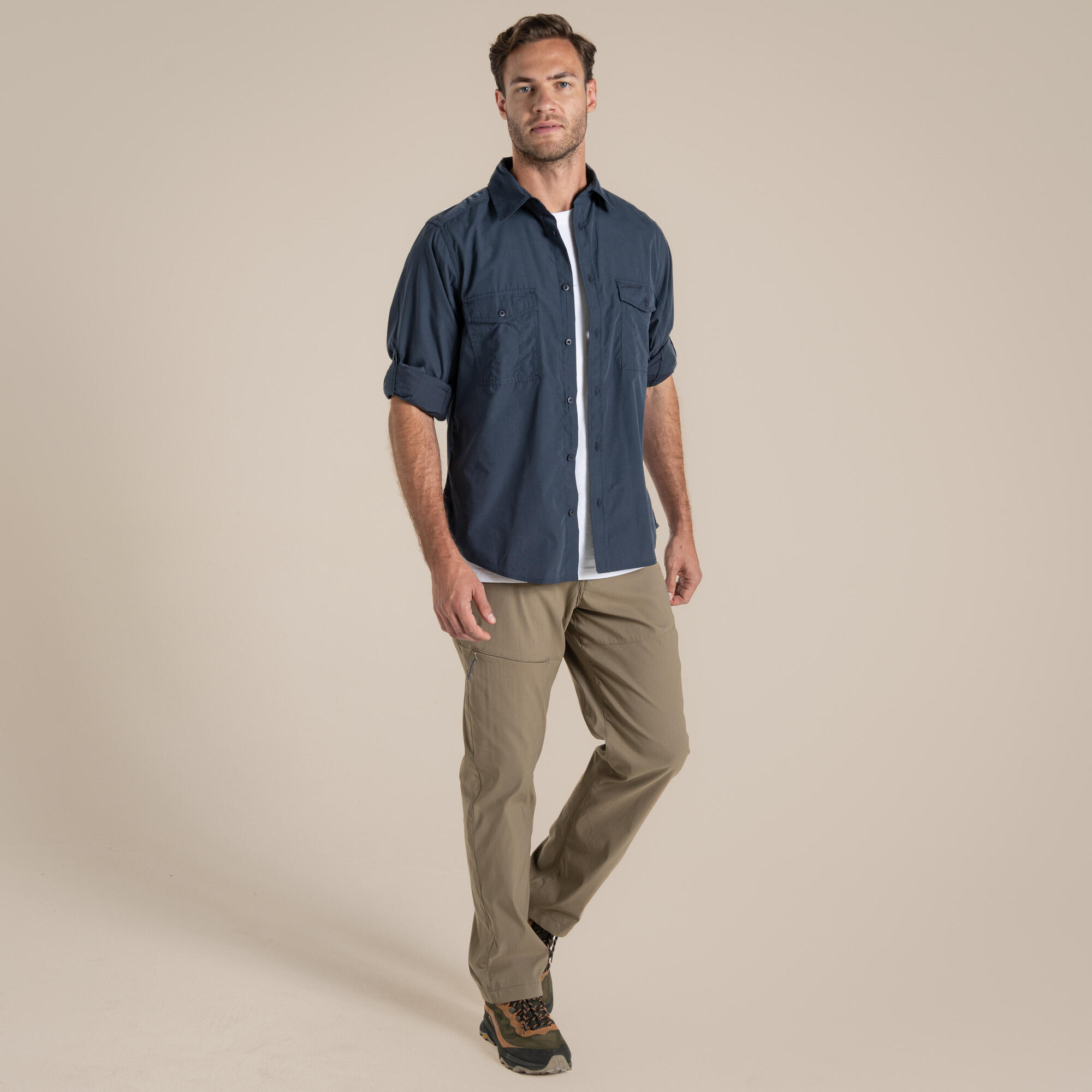 Herren Wandern Langarmshirt - Kiwi 3/7