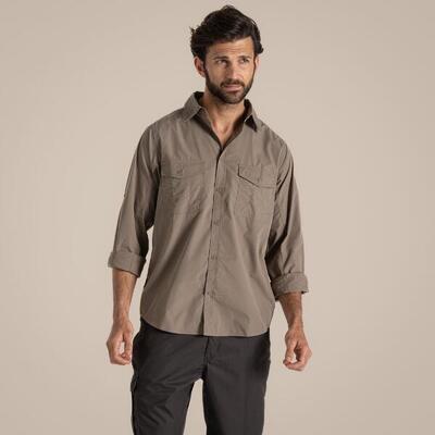 T-shirt met lange mouwen hiking heren