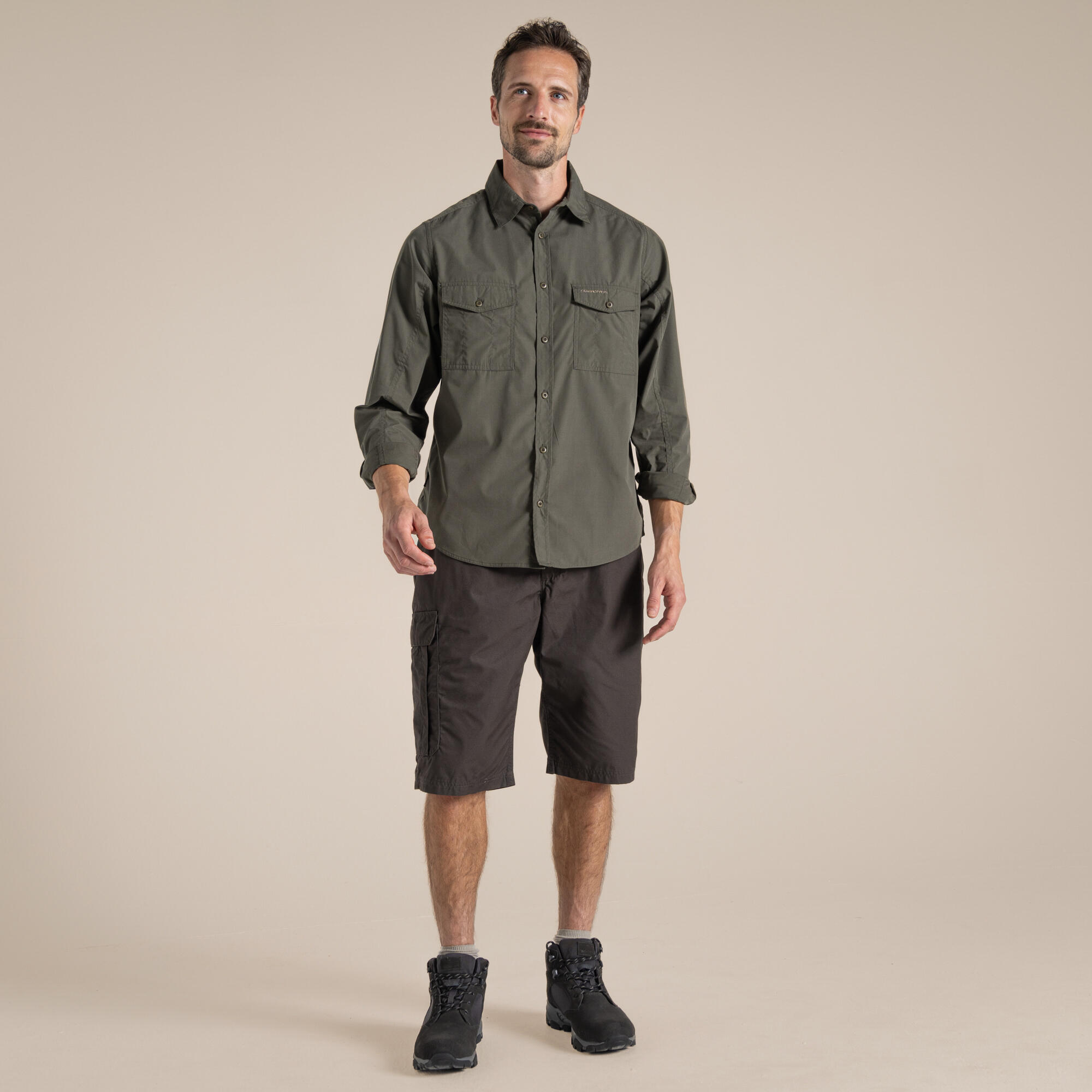 T-shirt Manches Longues Randonnée - Kiwi Homme 3/6