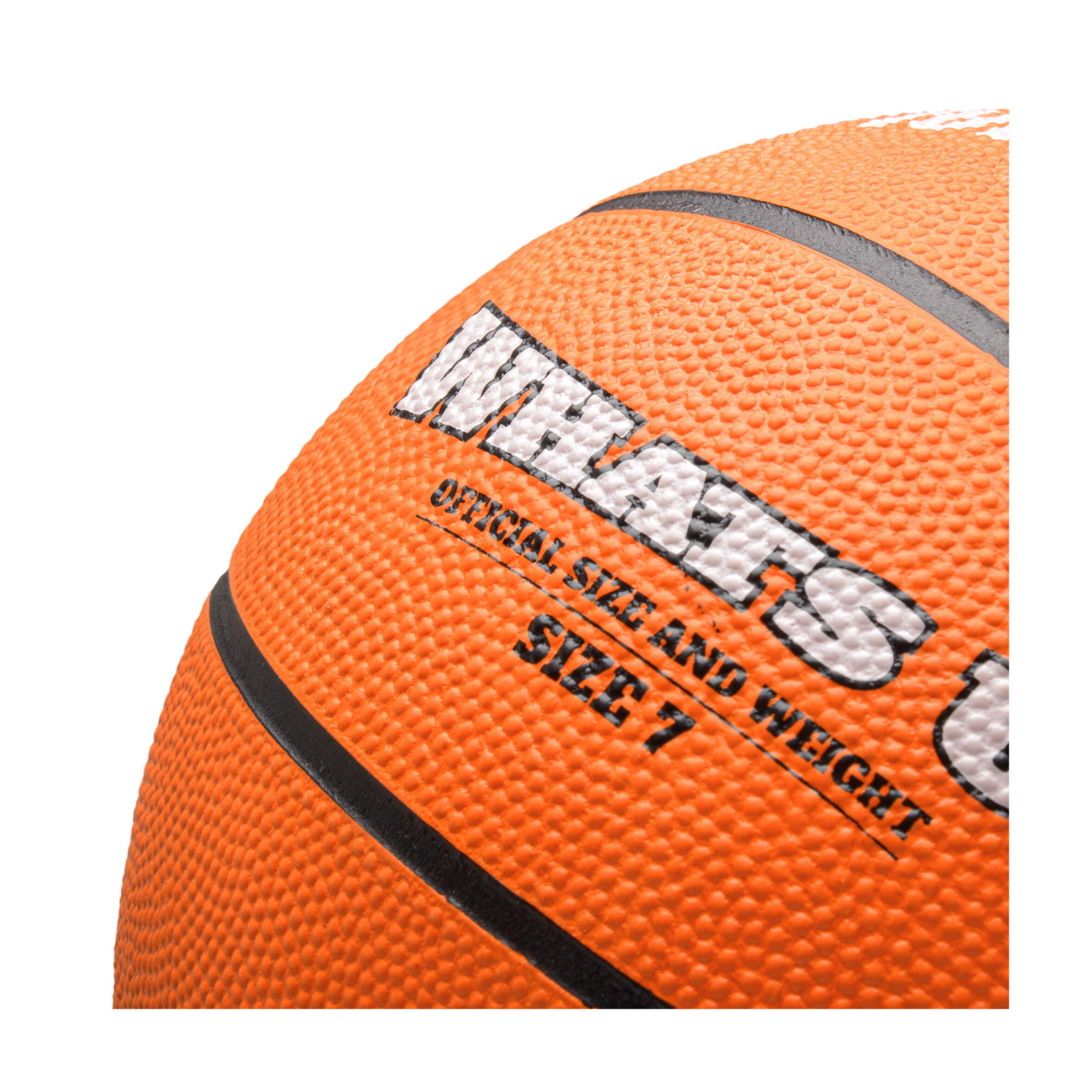 Balón de baloncesto Meteor What's Up - Talla 7, goma antideslizante 4/6