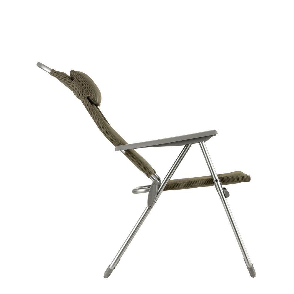 Fauteuil pliant matelassé multi-positions XL - ALU CHAM XL - Marron 2/6