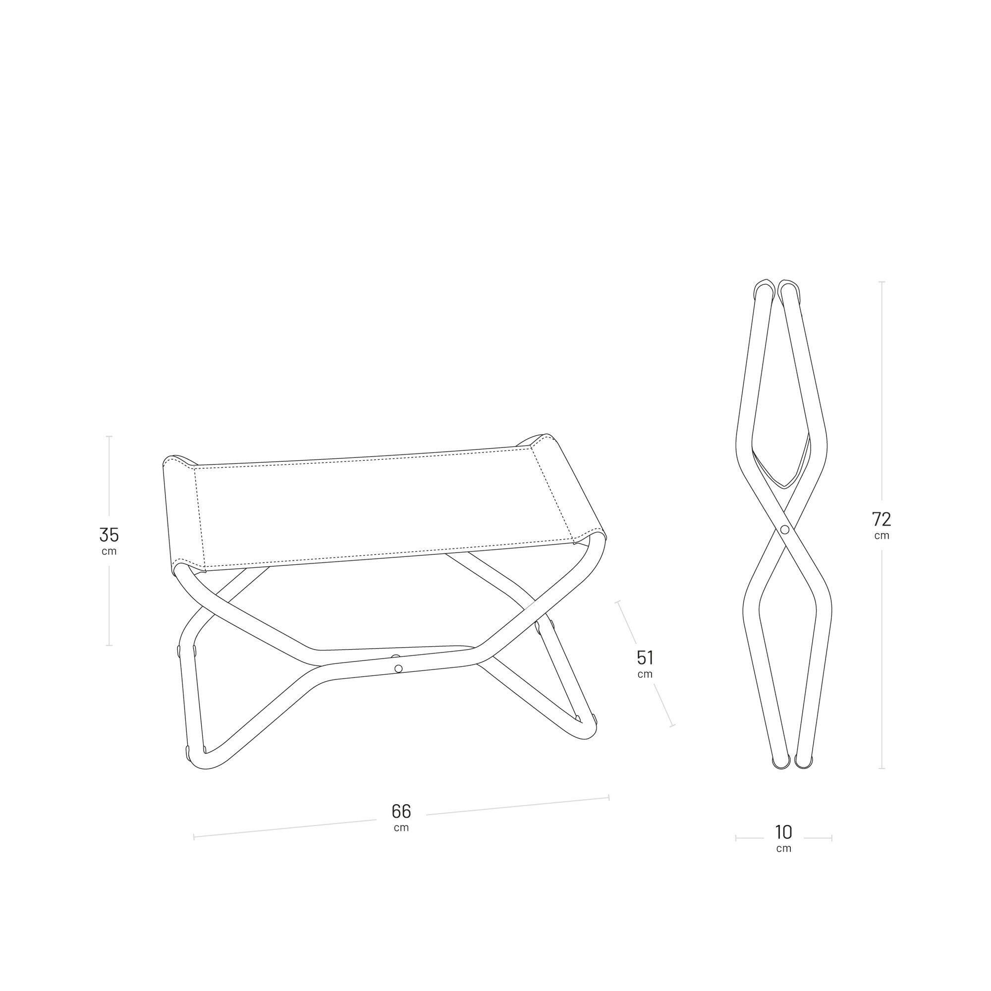 Repose-jambes/tabouret pliant - NEXT - Vert - Lafuma Mobilier 5/7