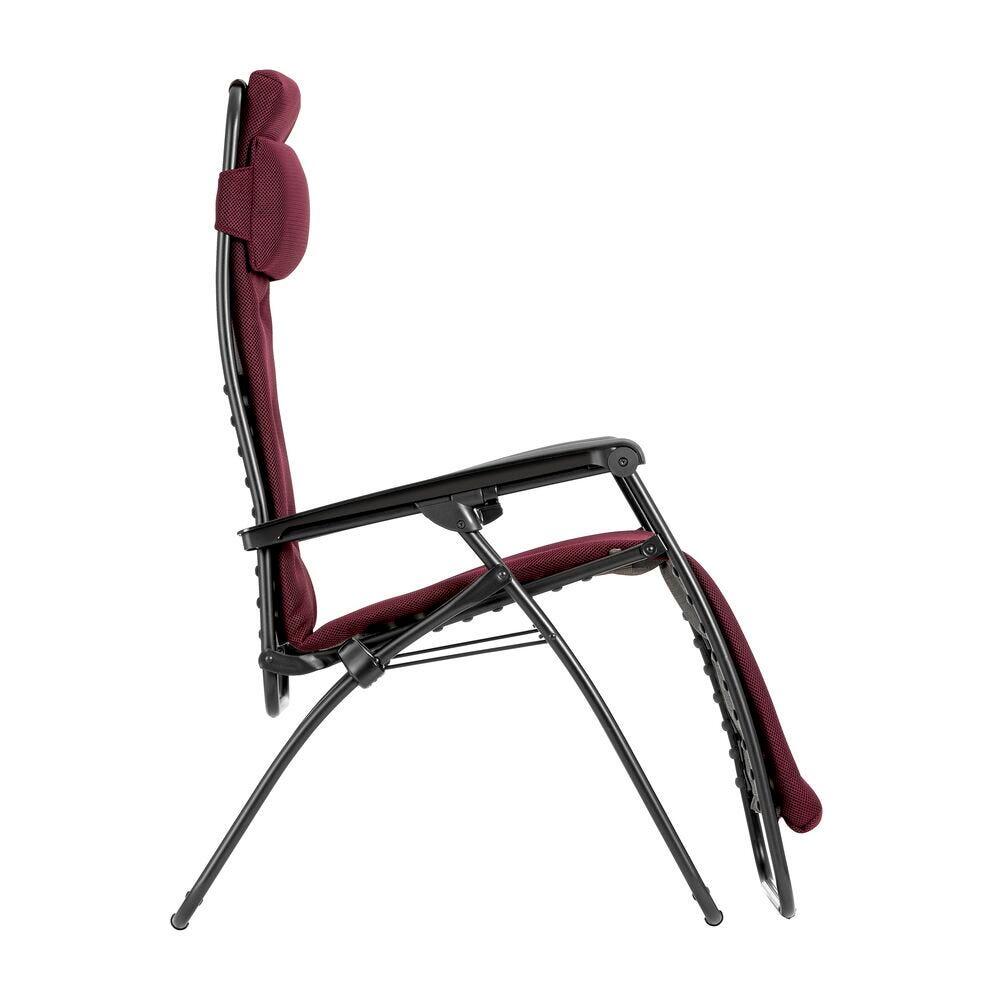 Fauteuil Relax matelassé Zéro Gravité - RSX CLIP - Rouge - Lafuma Mobilier 3/7