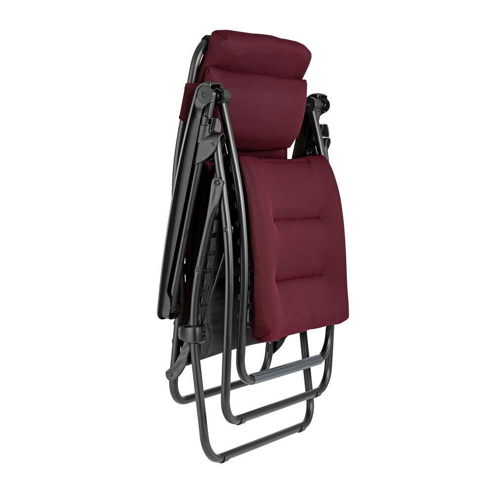 Fauteuil Relax matelassé Zéro Gravité - RSX CLIP - Rouge - Lafuma Mobilier 2/7