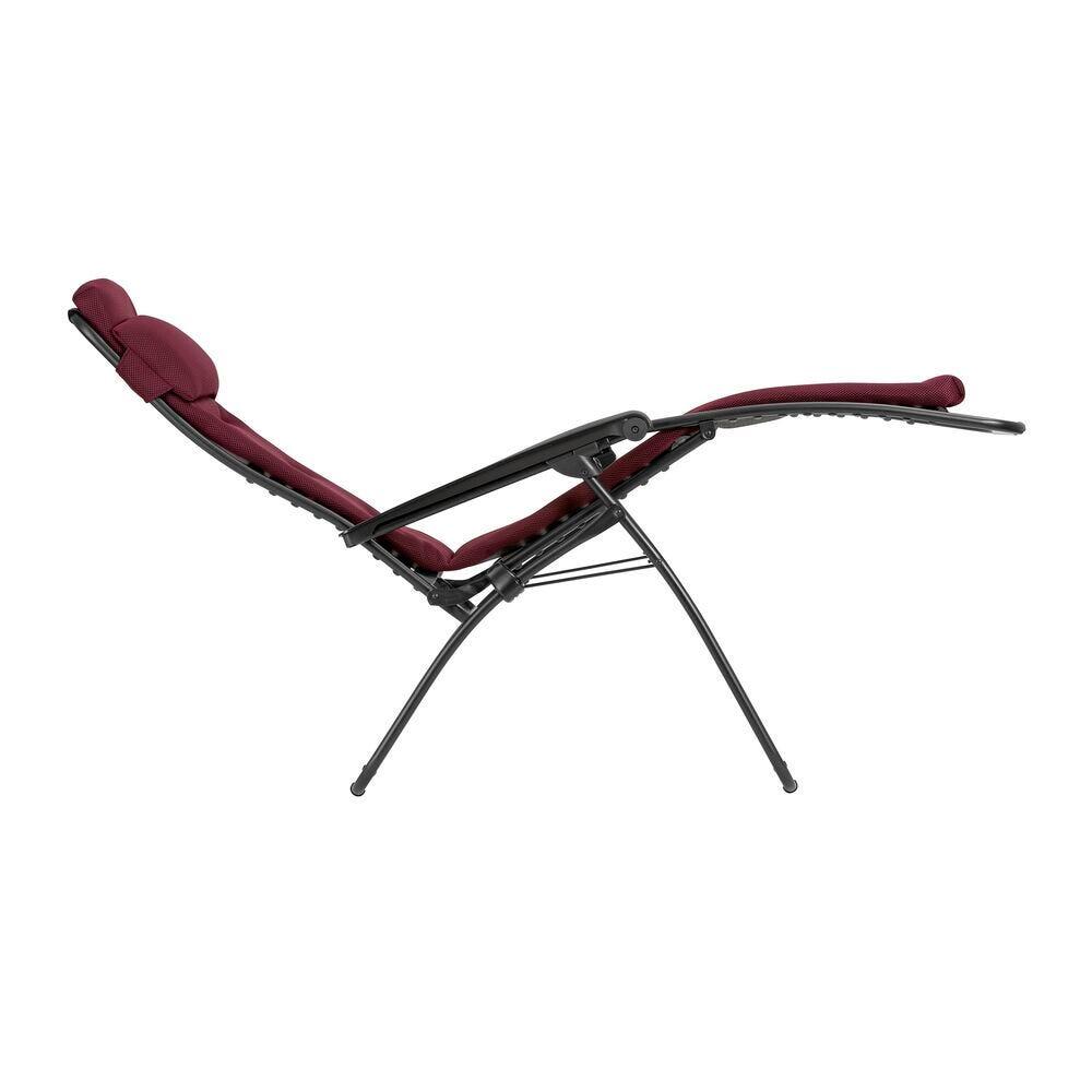 Fauteuil Relax matelassé Zéro Gravité - RSX CLIP - Rouge - Lafuma Mobilier 4/7