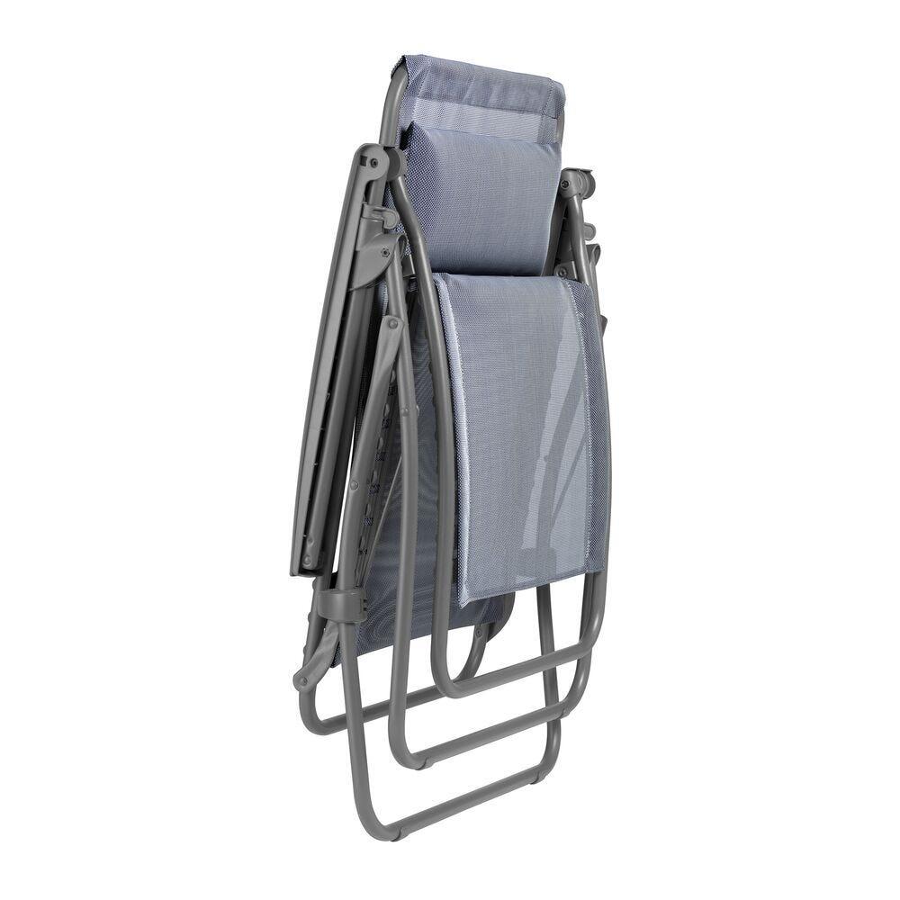 Ensemble fauteuil relax avec porte gobelet et drap de bain - RCLIP - Bleu 3/7