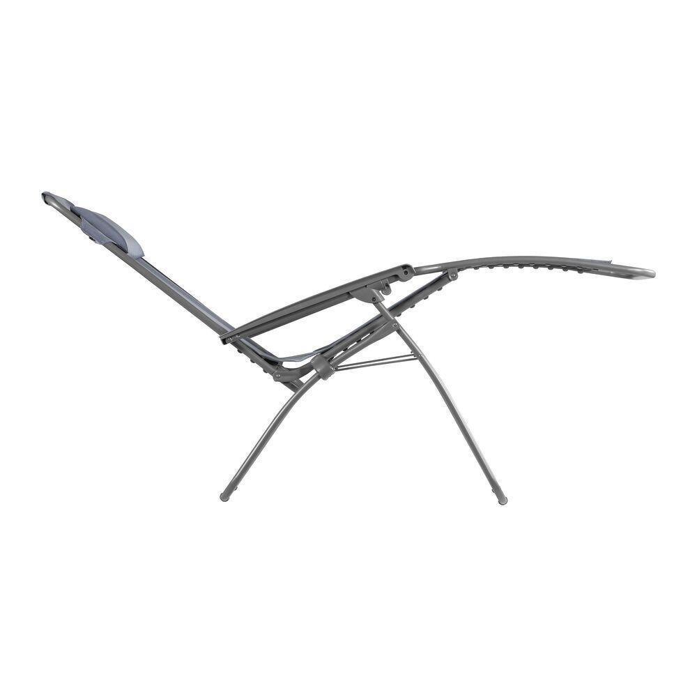 Ensemble fauteuil relax avec porte gobelet et drap de bain - RCLIP - Bleu 6/7