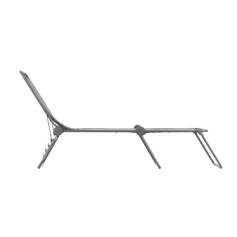 Lit de soleil pliant matelassé - SIESTA L - Gris - Lafuma Mobilier 3/7