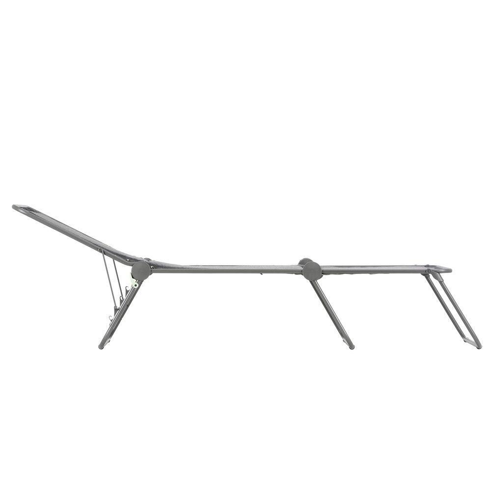 Lit de soleil pliant matelassé - SIESTA L - Gris - Lafuma Mobilier 5/7