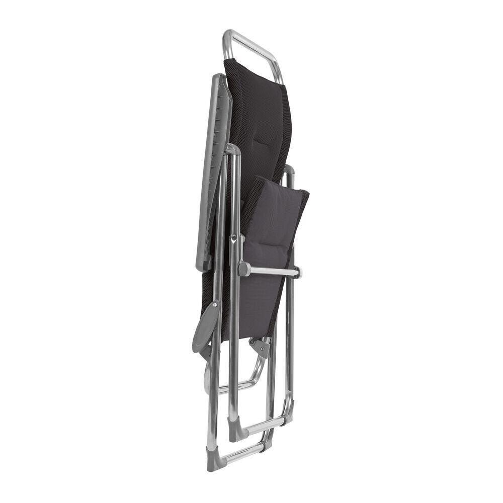 Fauteuil pliant matelassé multi-positions - ALU CHAM - Noir - Lafuma Mobilier 2/5