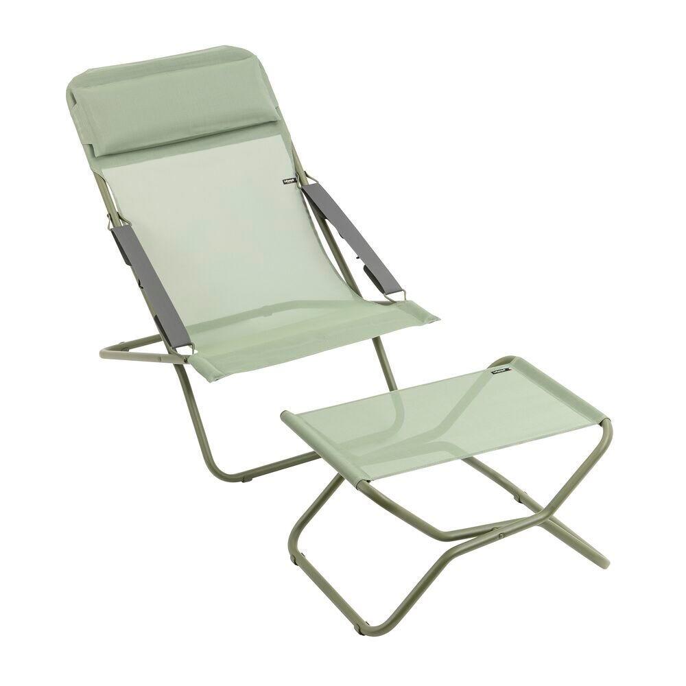 Repose-jambes/tabouret pliant - NEXT - Vert - Lafuma Mobilier 4/7