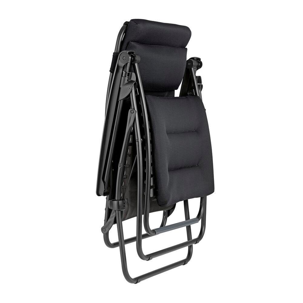 Fauteuil Relax matelassé Zéro Gravité - RSX CLIP - Noir - Lafuma Mobilier 2/7