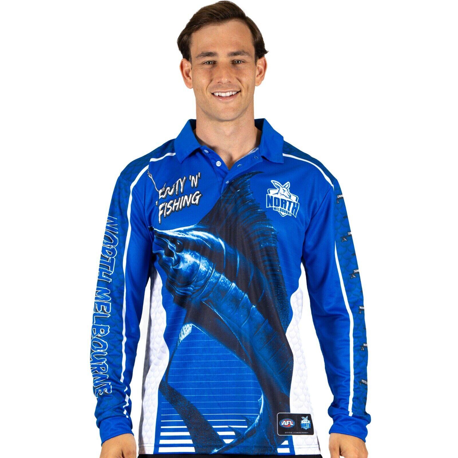 AFL Footy 'n' Fishing Shirt - North Melbourne Kangaroos - Youth - Polo