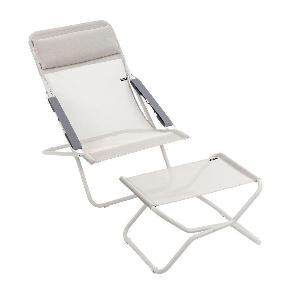 Repose-jambes/tabouret pliant - NEXT - Beige - Lafuma Mobilier 4/7