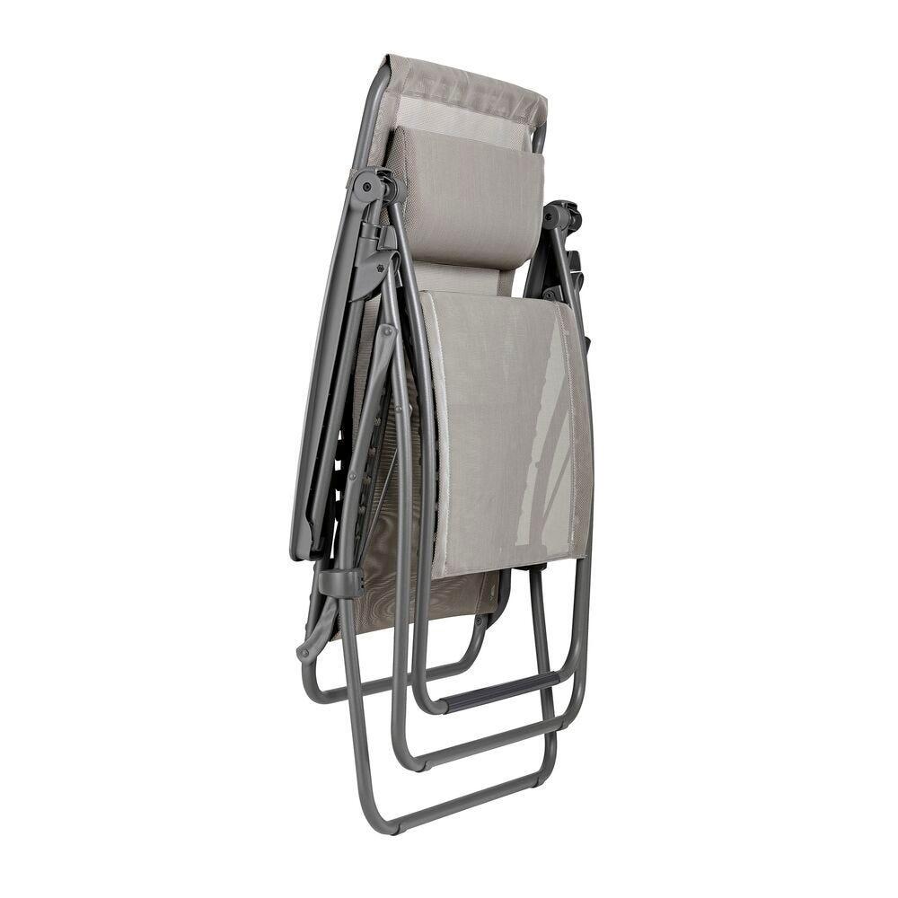 Fauteuil Relax Zéro Gravité XL - RSXA CLIP XL - Gris - Lafuma Mobilier 2/7