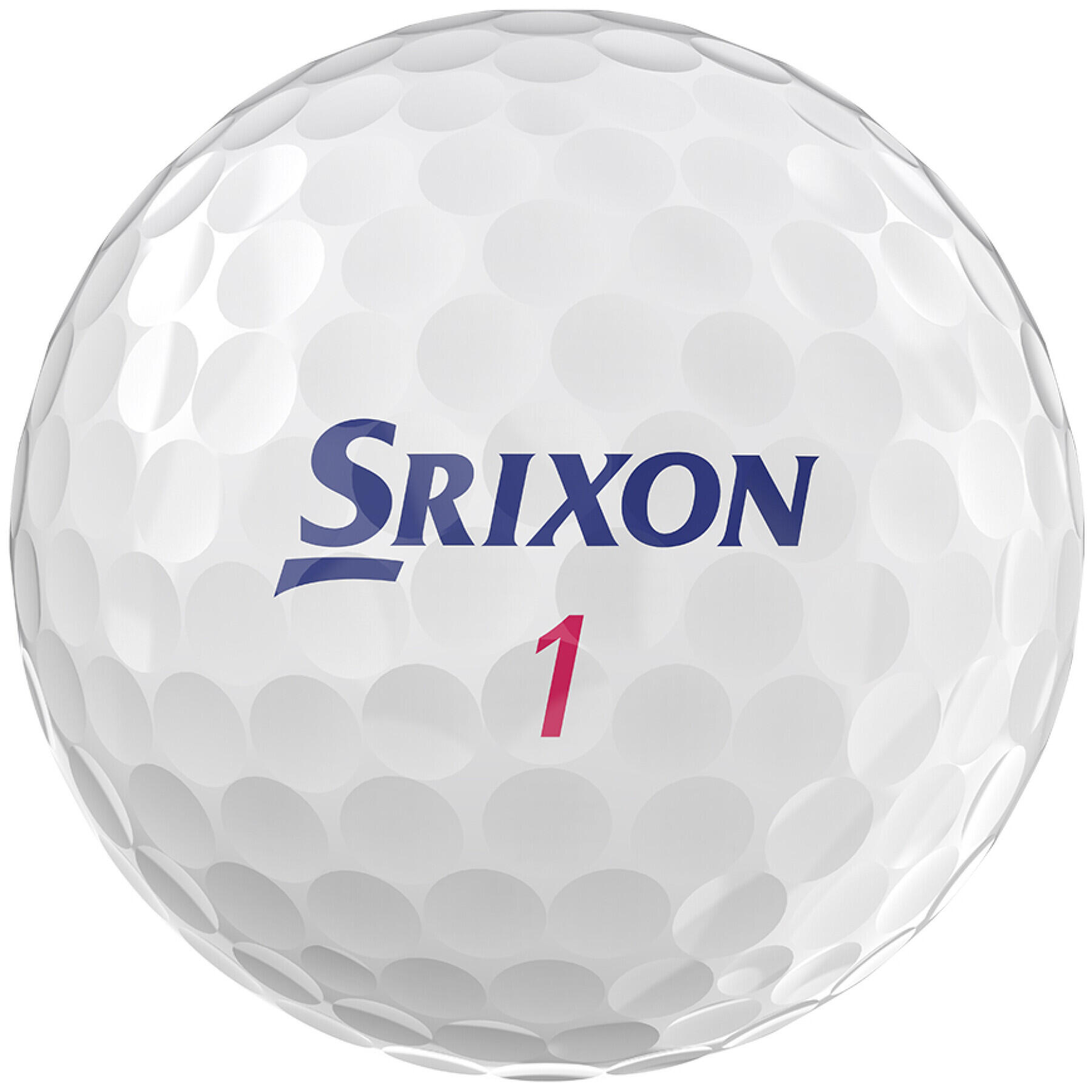 Srixon New Soft Feel Lady 2025, palline da golf, bianco 2/4