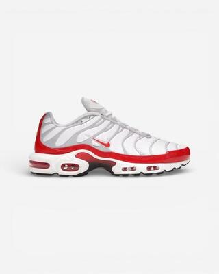 Nike Air Max Plus White University Red