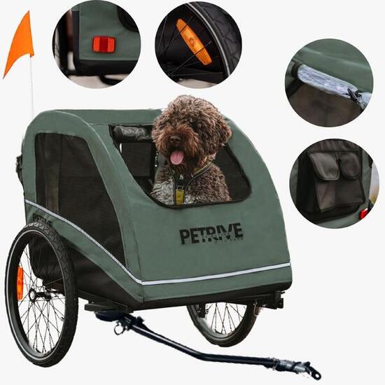 Przyczepka rowerowa dla psa PETRIVE do 40 kg
