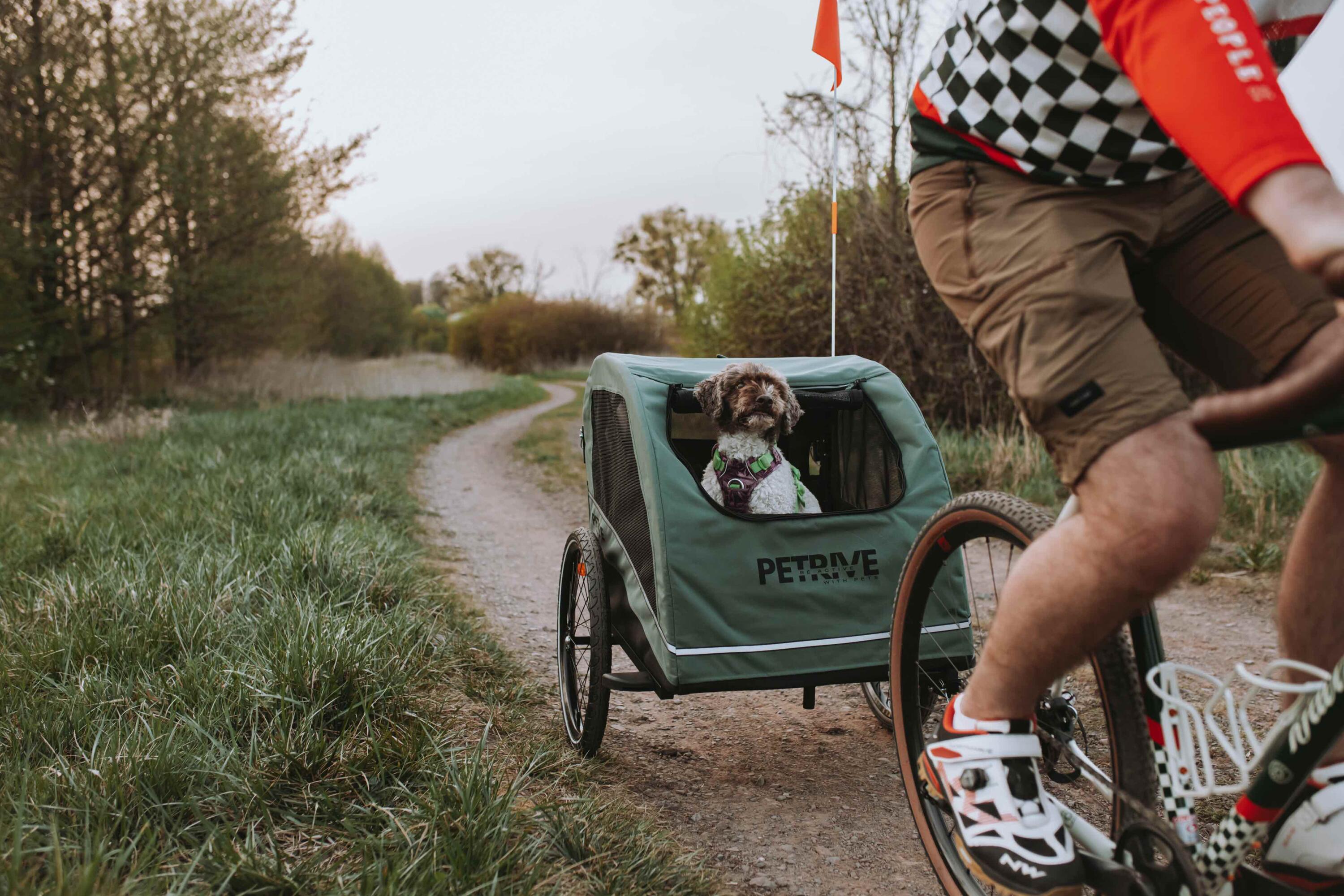 Przyczepka rowerowa dla psa PETRIVE do 40 kg 2/7
