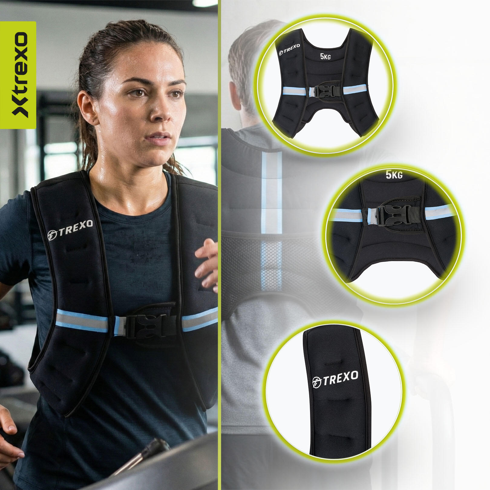 Gilet d'entraînement lesté XTREXO 3/7