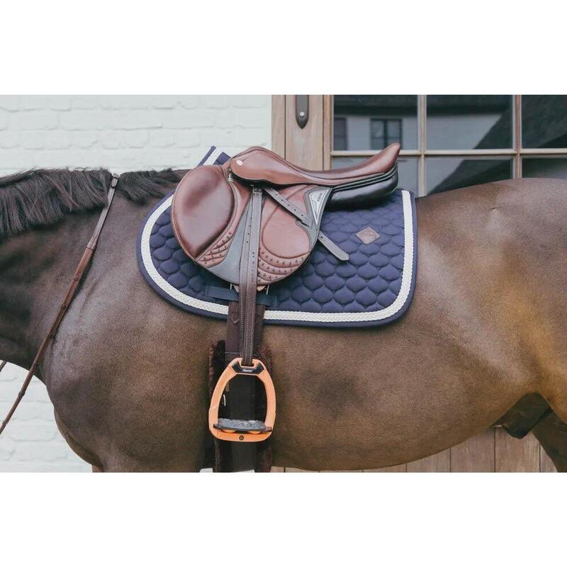 Kentucky Zadeldek Plaited Cord Zwart -