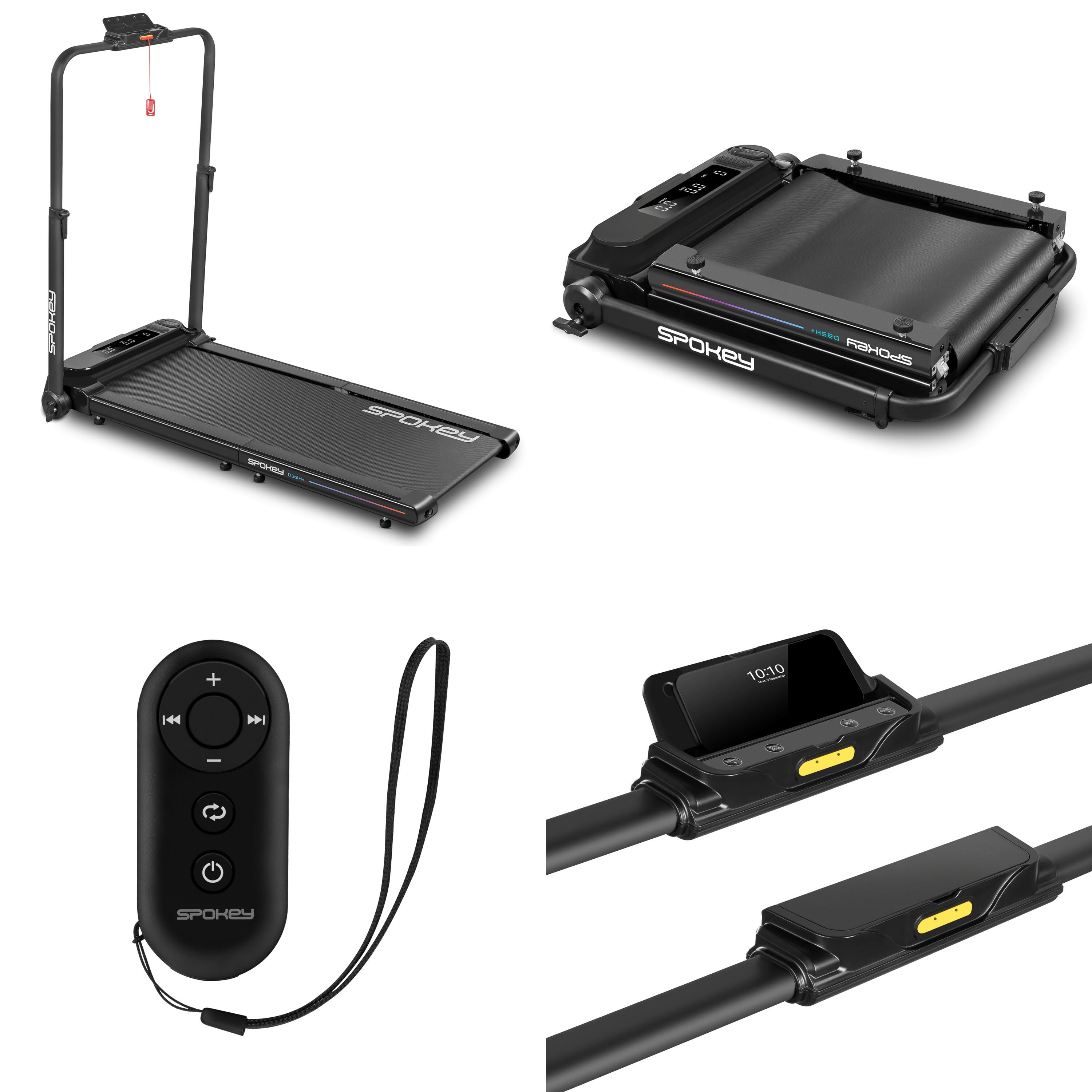 Bieżnia elektryczna walking pad składana na pół Spokey Dash+ 3/7