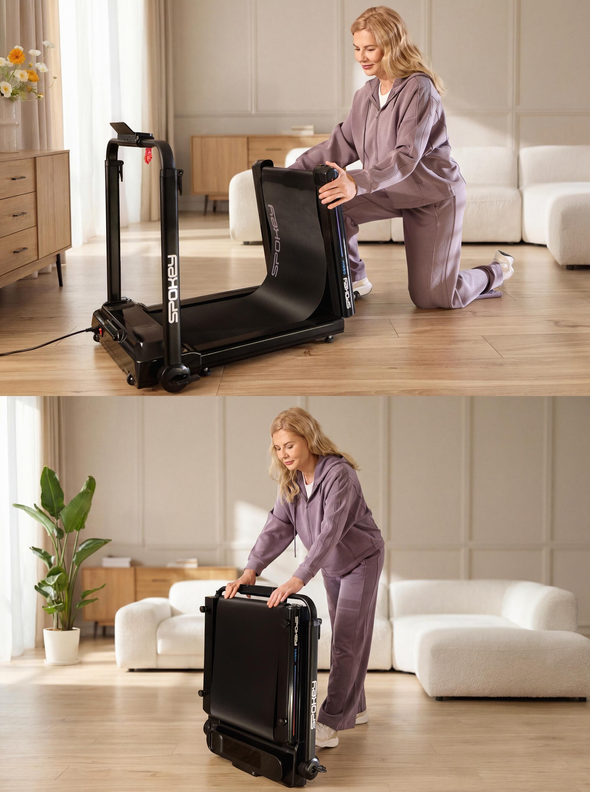 Bieżnia elektryczna walking pad składana na pół Spokey Dash+ 5/7