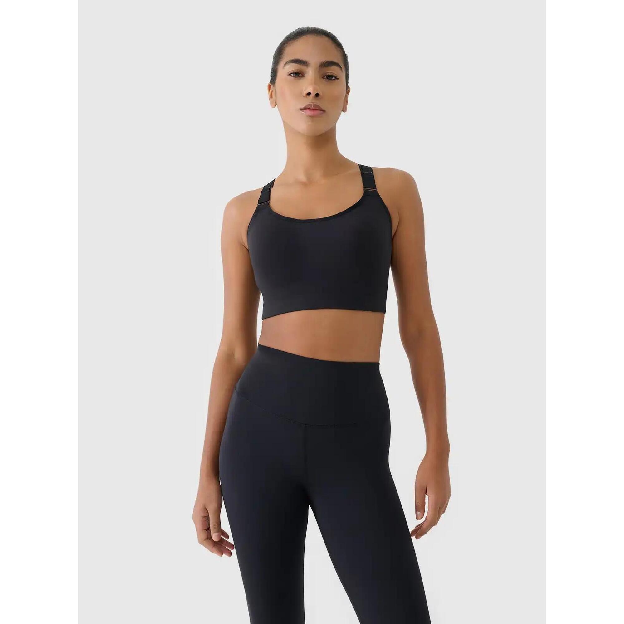 4F Sportovní podprsenka na jógu a pilates 4F s vysokou oporou