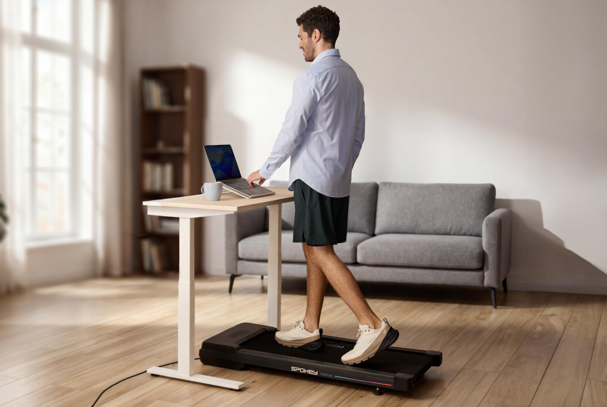 Bieżnia elektryczna walking pad z regulacją kąta nachylenia Spokey Torus 7/7