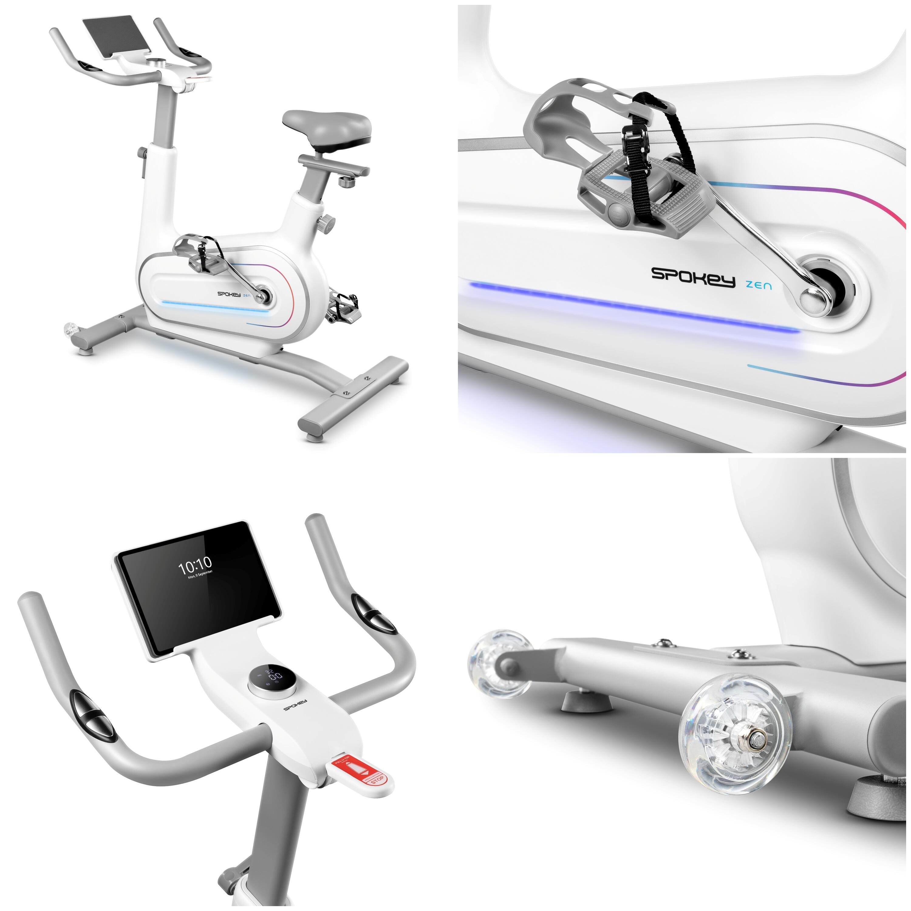 Rower treningowy elektromagnetyczny z podświetleniem Spokey Zen