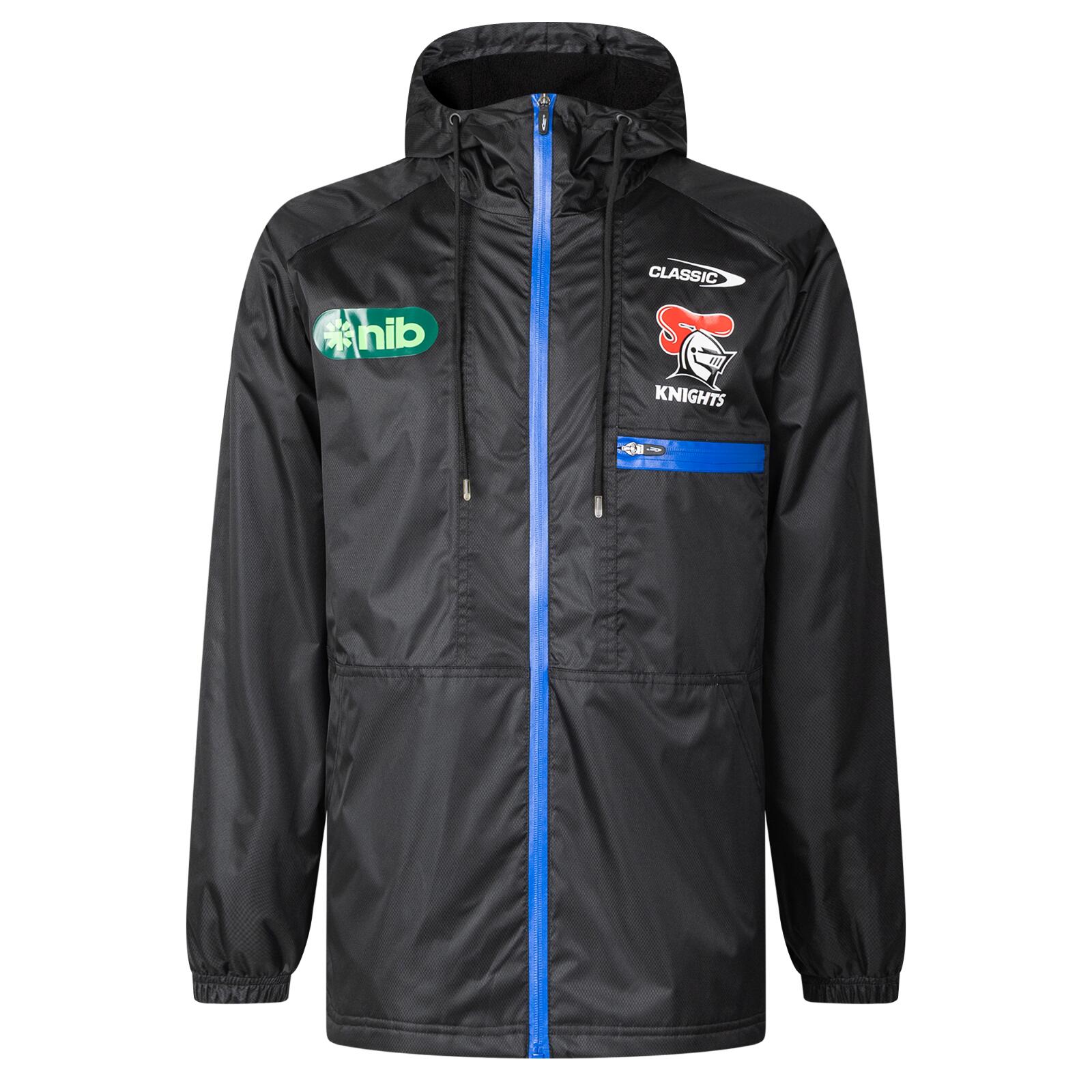 NRL 2025 Wet Weather Jacket - Newcastle Knights - Adult - Mens