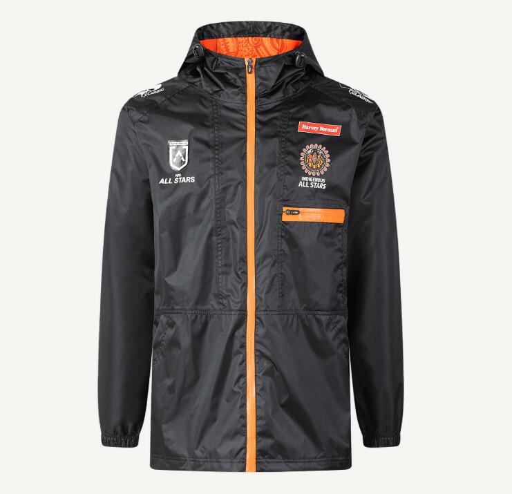 NRL 2025 Wet Weather Jacket - Indigenous All Stars - Adult - Mens