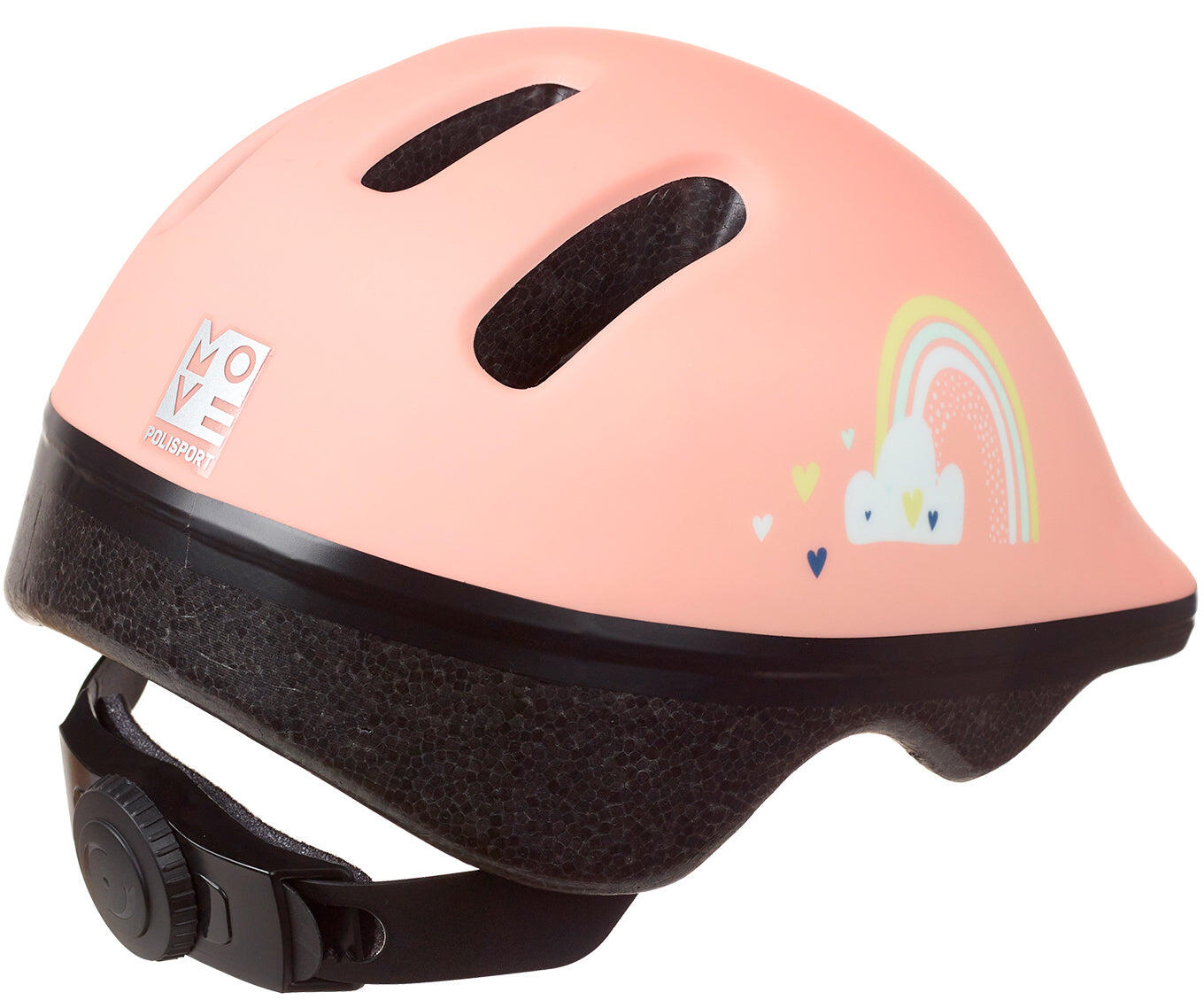 Casco da ciclismo per bambini Comfort e Sicurezza Arcobaleno Rosa 4/4