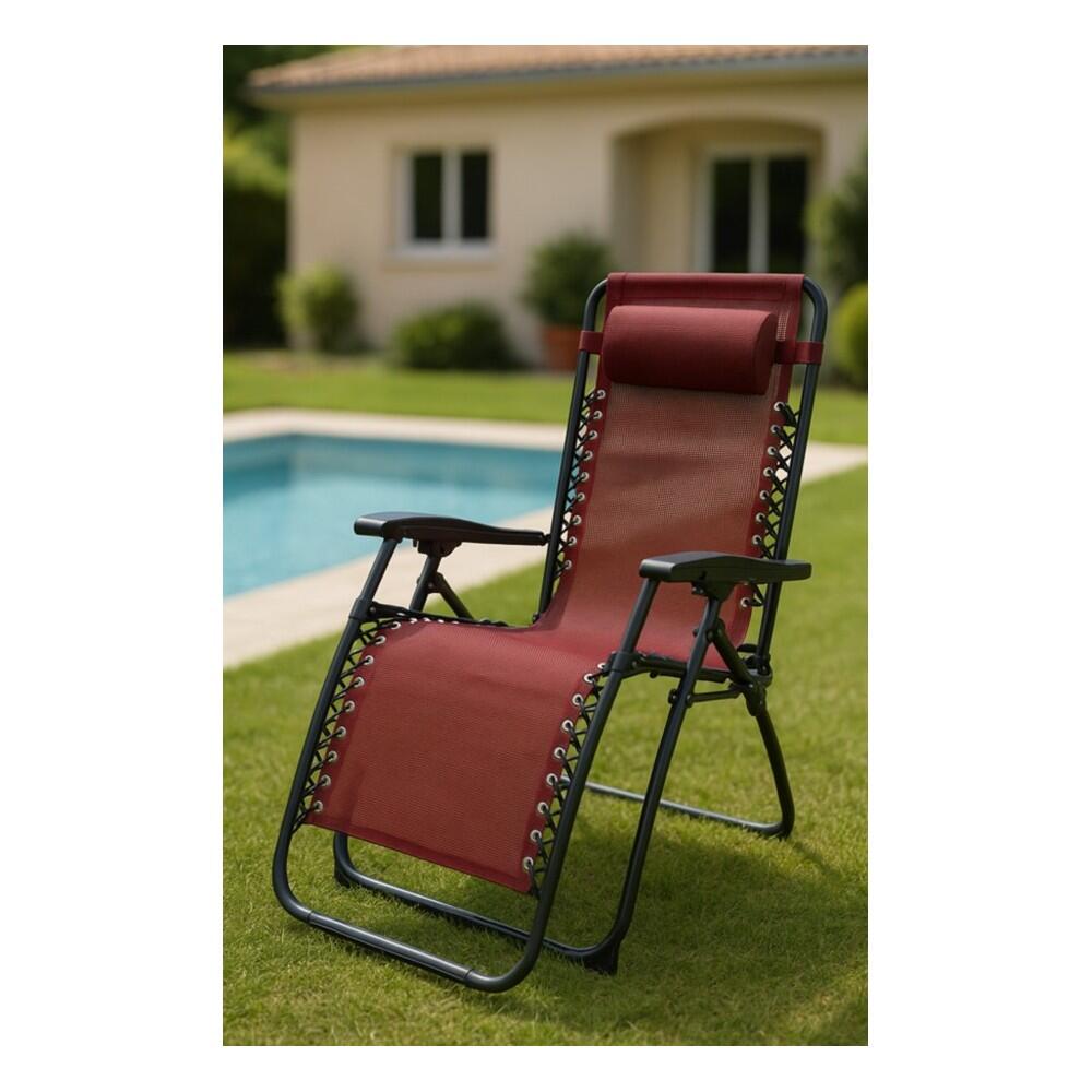 Tumbona Plegável Marbueno, Gravidade Zero, Jardim e Piscina 3/3