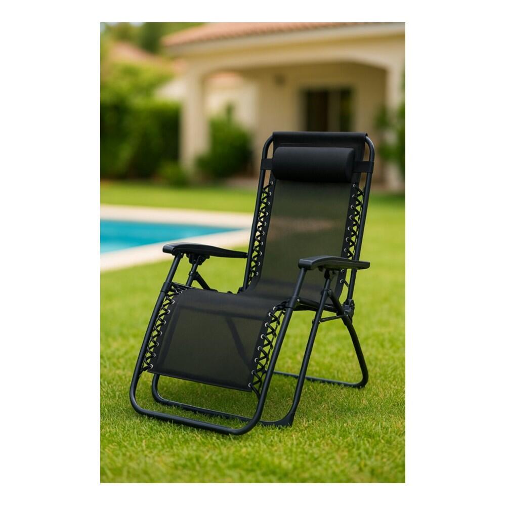 Tumbona Plegable Acero Jardín y Piscina Marbueno 3/3