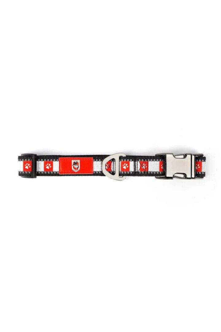 NRL Adjustable Dog Collar - St George Illawarra Dragons - Small & Large