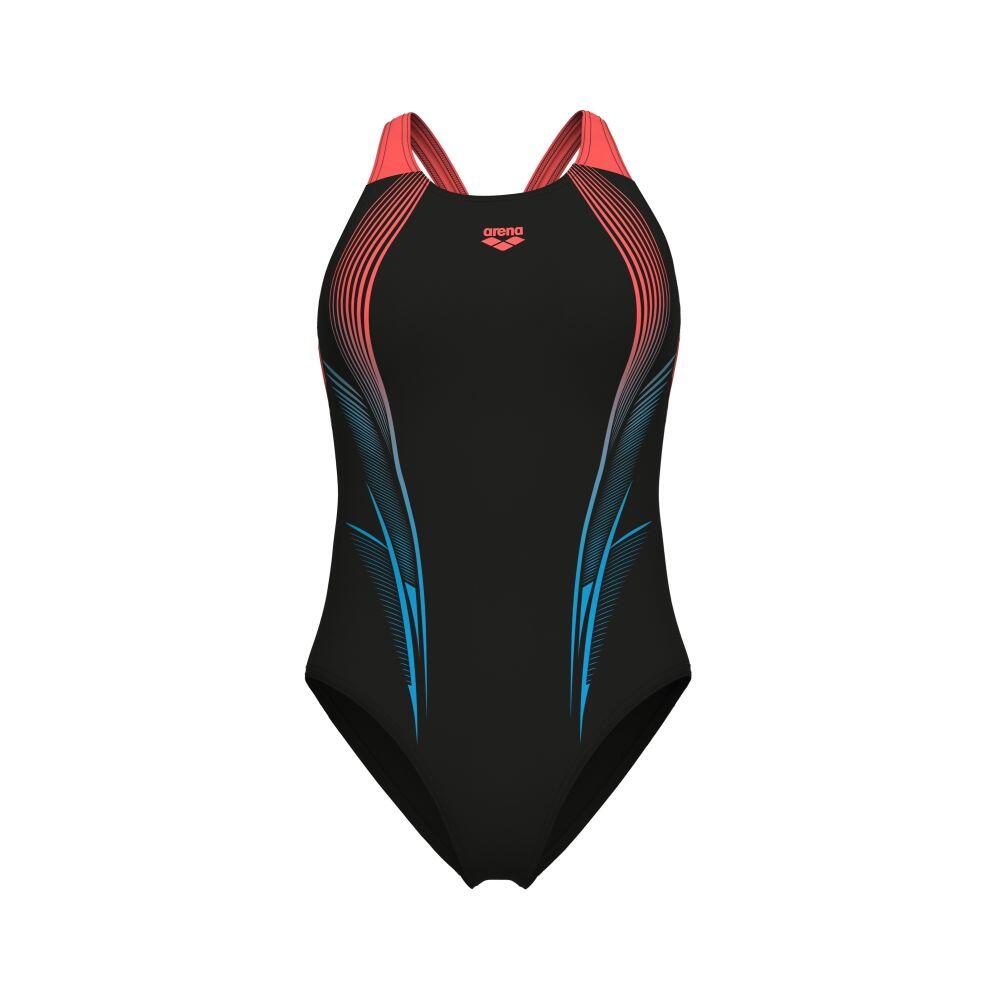 arena Blast Badeanzug V Back für Damen 6/7