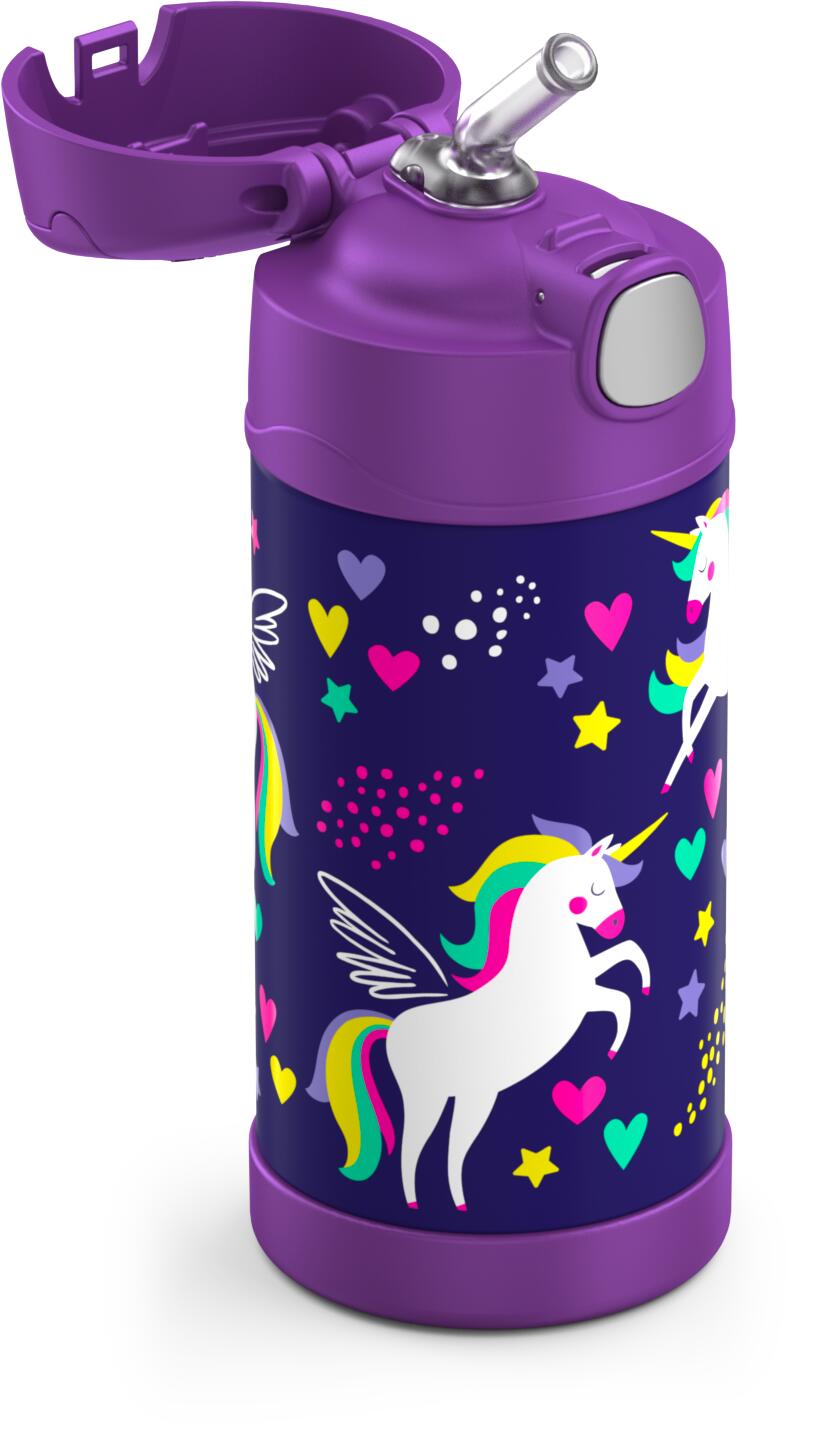 THERMOS FUNTAINER Botella de acero inoxidable de hidratación con pajita, 355ml 2/2