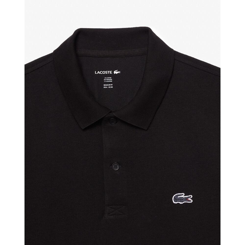 Pole lacoste in forma normale in cotone nero 6/6