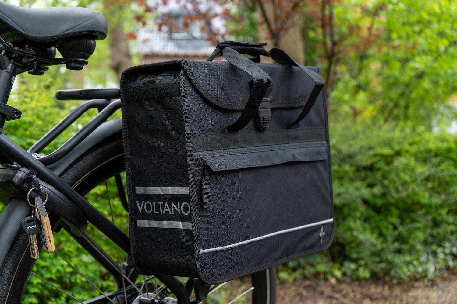 Voltano Voorgevormde Enkele Fietstas / Pakaftas - Zwart - 17L 3/7
