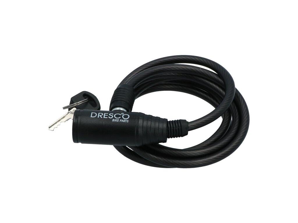 Dresco Kabelslot - 150 CM - 6 MM - Zwart 5/6