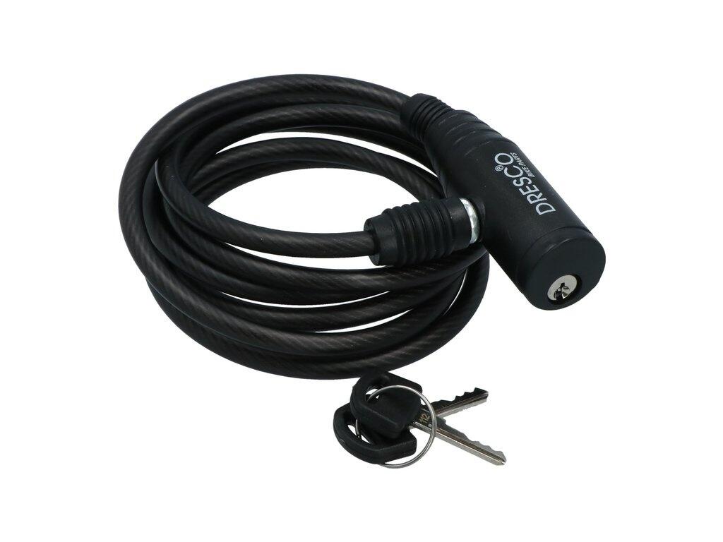 Dresco Kabelslot - 150 CM - 6 MM - Zwart 4/6
