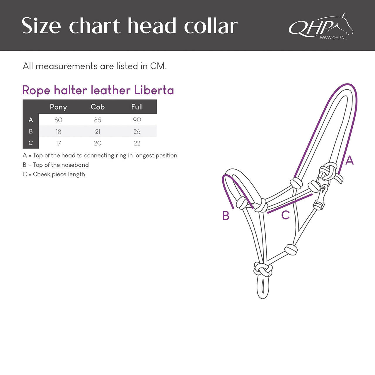 QHP Touwhalster Liberta Leer - Zwart (Cob) (Cob) 2/5