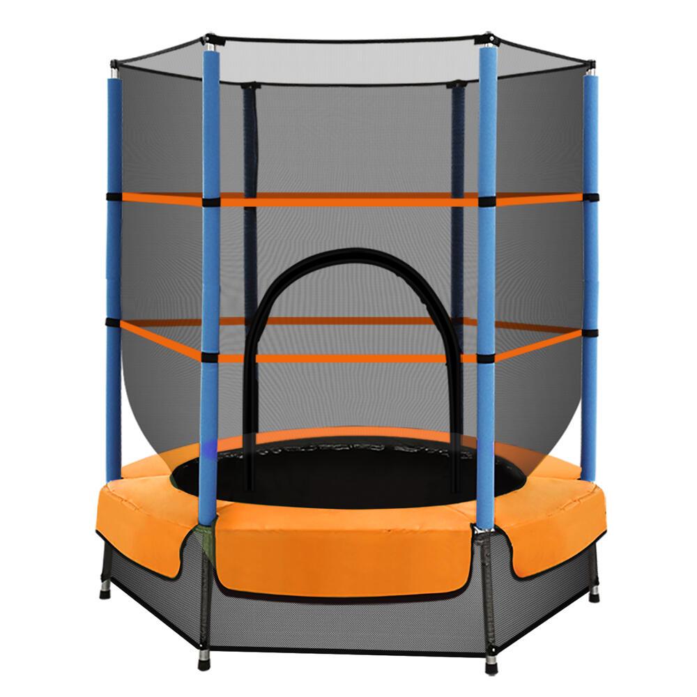 Everfit 4.5FT Trampoline for Kids w/ Enclosure Safety Net Rebounder Gift