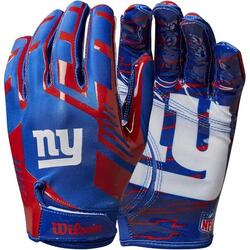 Wilson Adult NFL Stretch Fit Gloves Team New York Giants