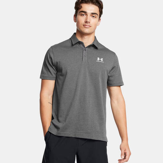 Polo UA Icon pour homme Under Armour Gris