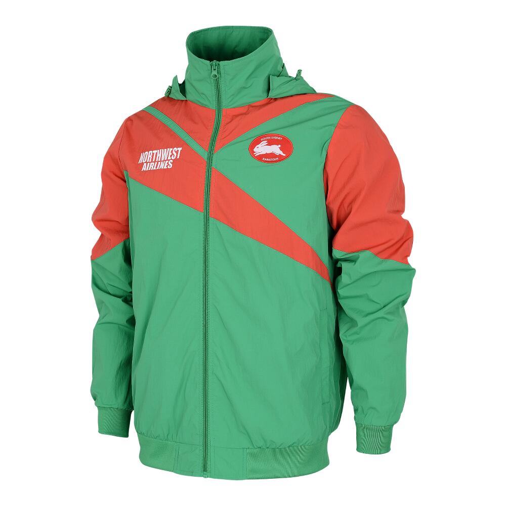 NRL Retro Track Jacket - South Sydney Rabbitohs - Full Zip - Lightweight