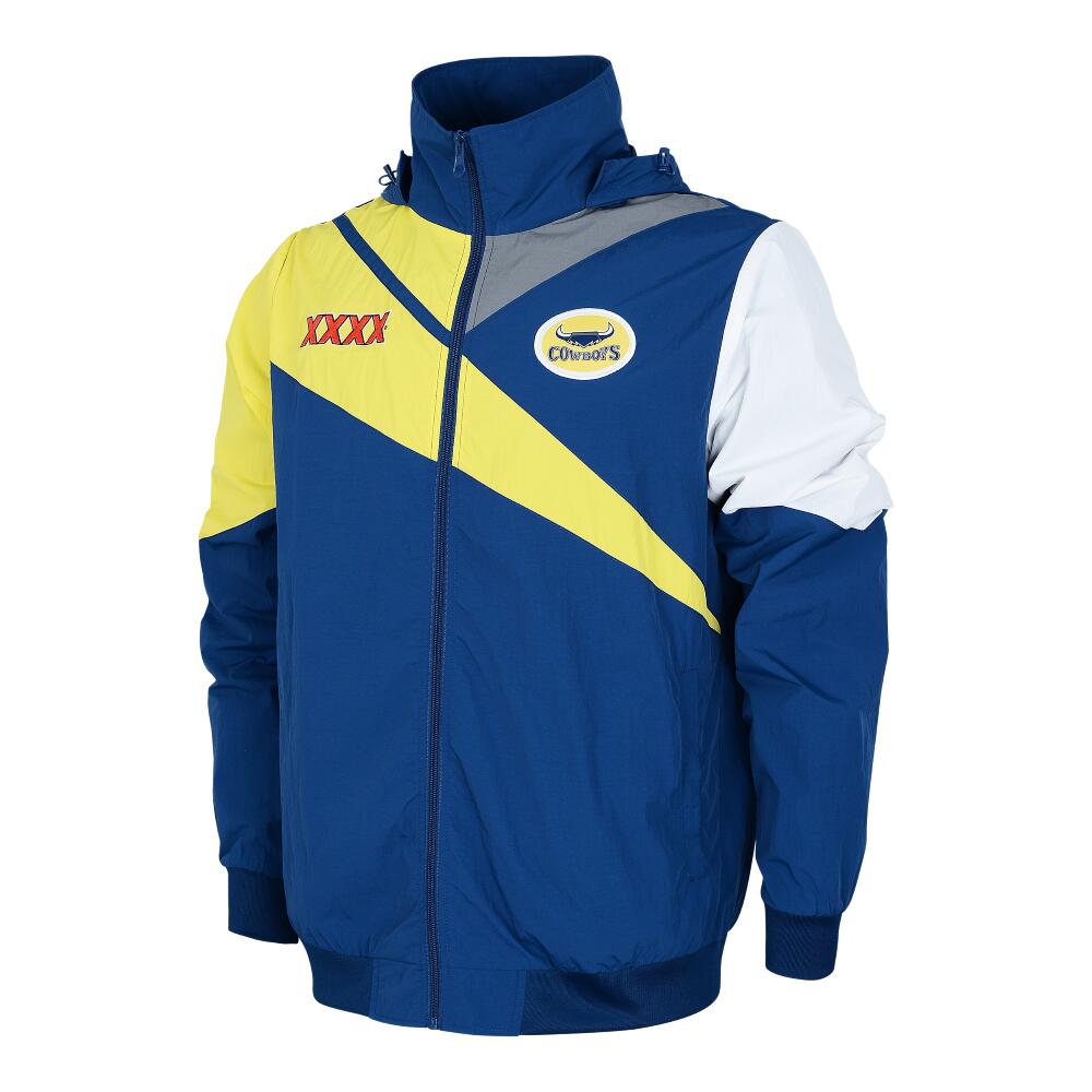NRL Retro Track Jacket - North Queensland Cowboys - Full Zip - Lightweight