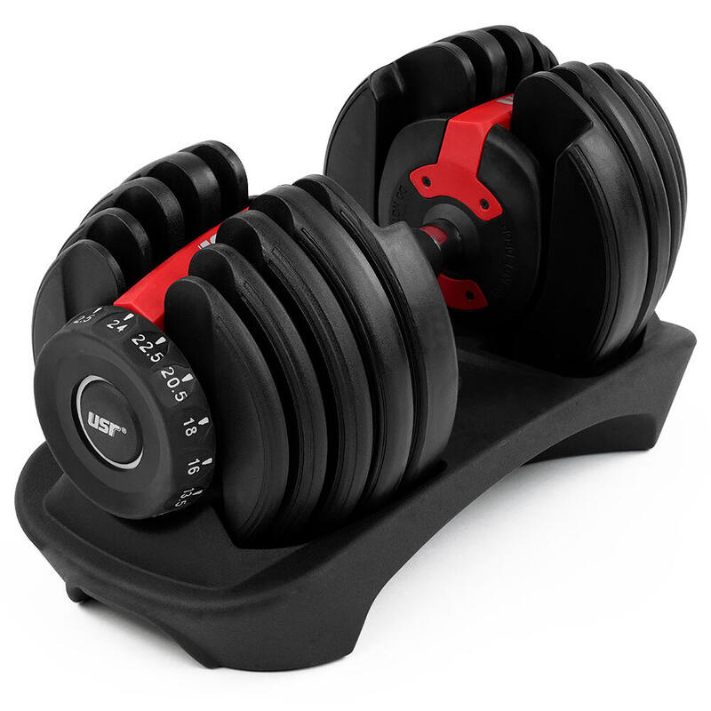 USR ADB24 2x24 Kg Ayarlanabilir Dambıl + Stand + Düz Bench Set