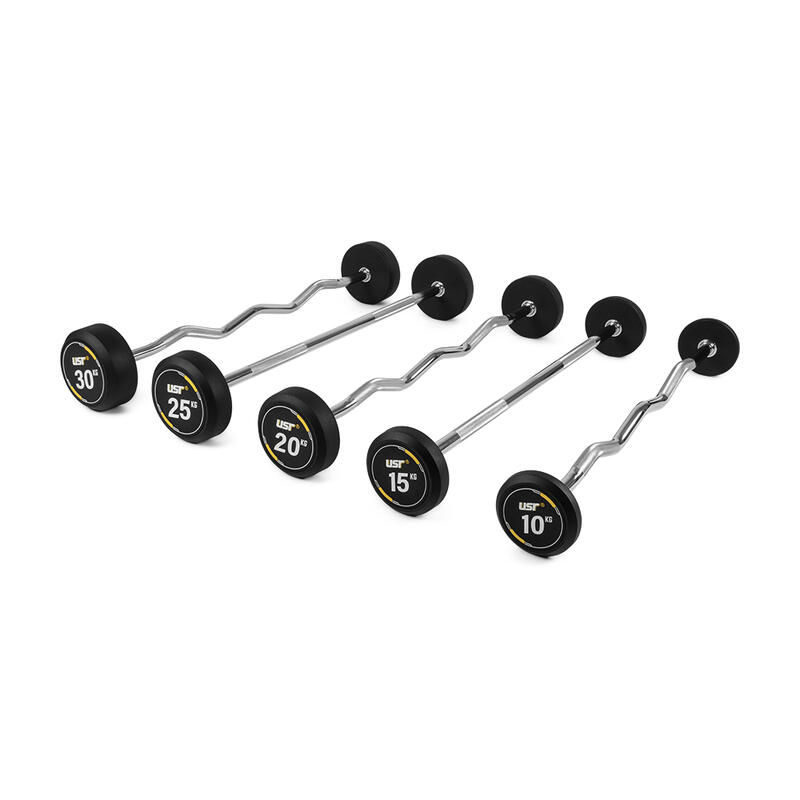 USR Priene BR100DZ 10 lu Barbell-Raf Set